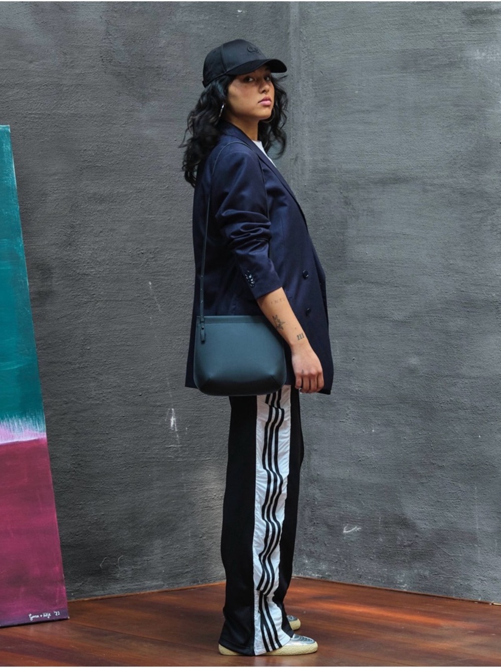 Adidas Originals R3CD Ruffle Firebird Track Pants Black JZ6778